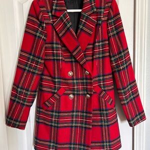Plaid Blazer
